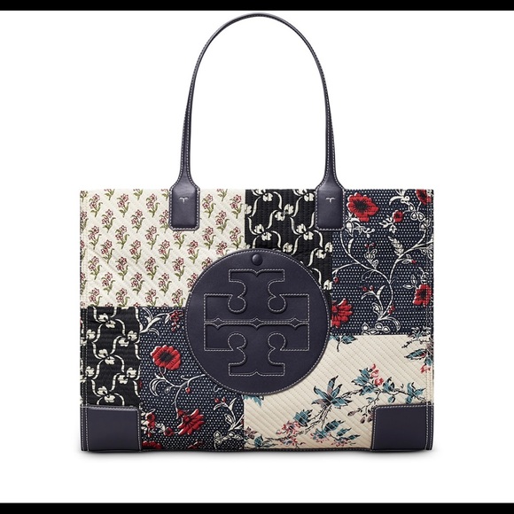 Tory Burch Handbags - *NWT* 🌸🌺Tory Burch Ella Quilted Patchwork Tote 🌺🌸